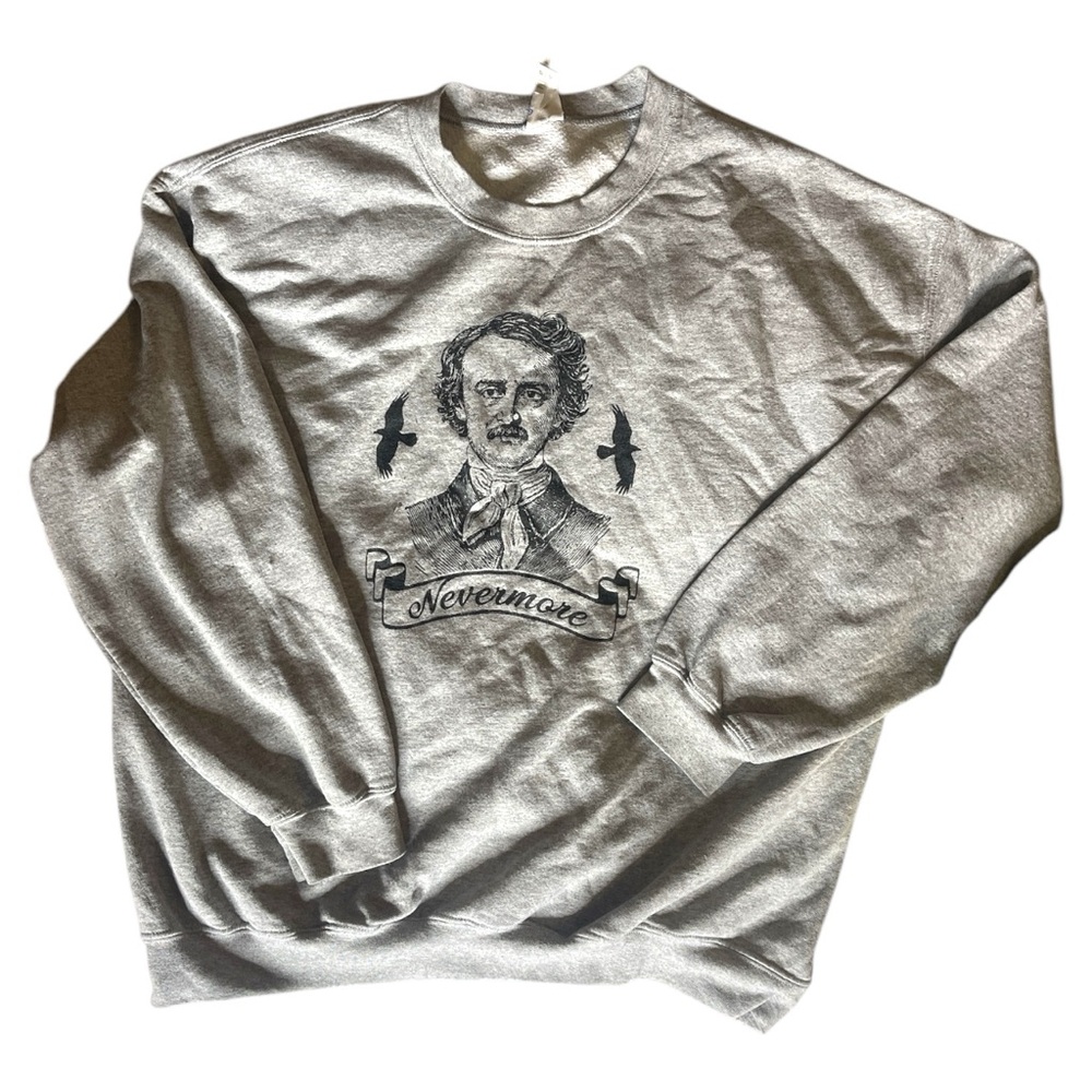 Gray Graphic Men's Sweater